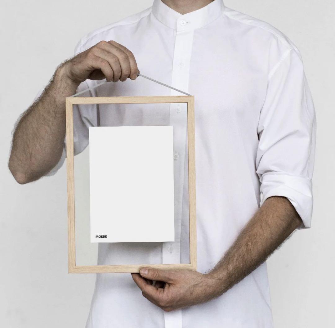 新品　MOEBE ムーべ　フレーム　A4サイズ　アッシュ