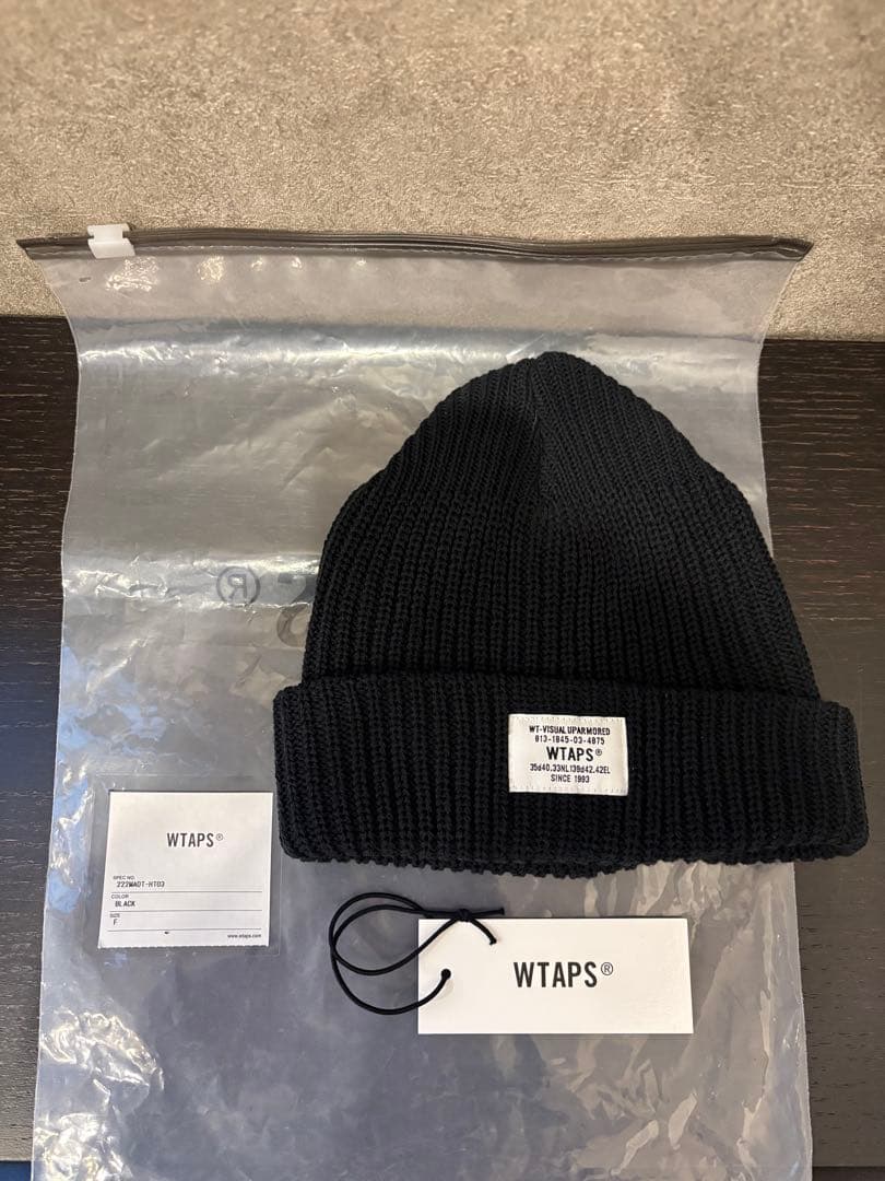 WTAPS BEANIE ブラック ダブルタップス　ビーニー