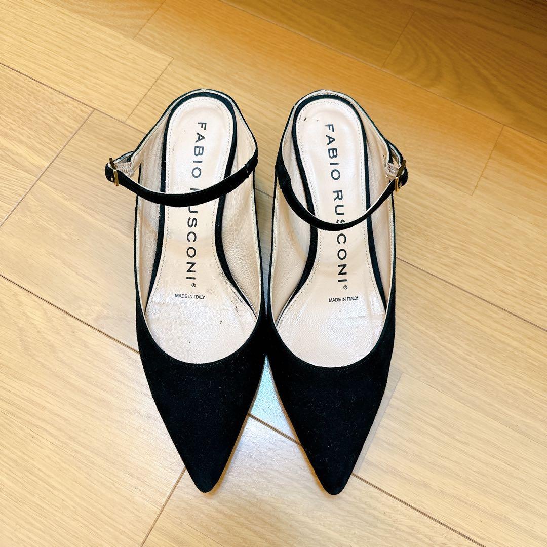 FABIO RUSCONI ファビオルスコーニ ストラップパンプス