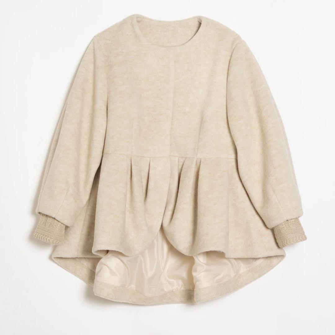 euw layered knit jacket アウター ジャケット