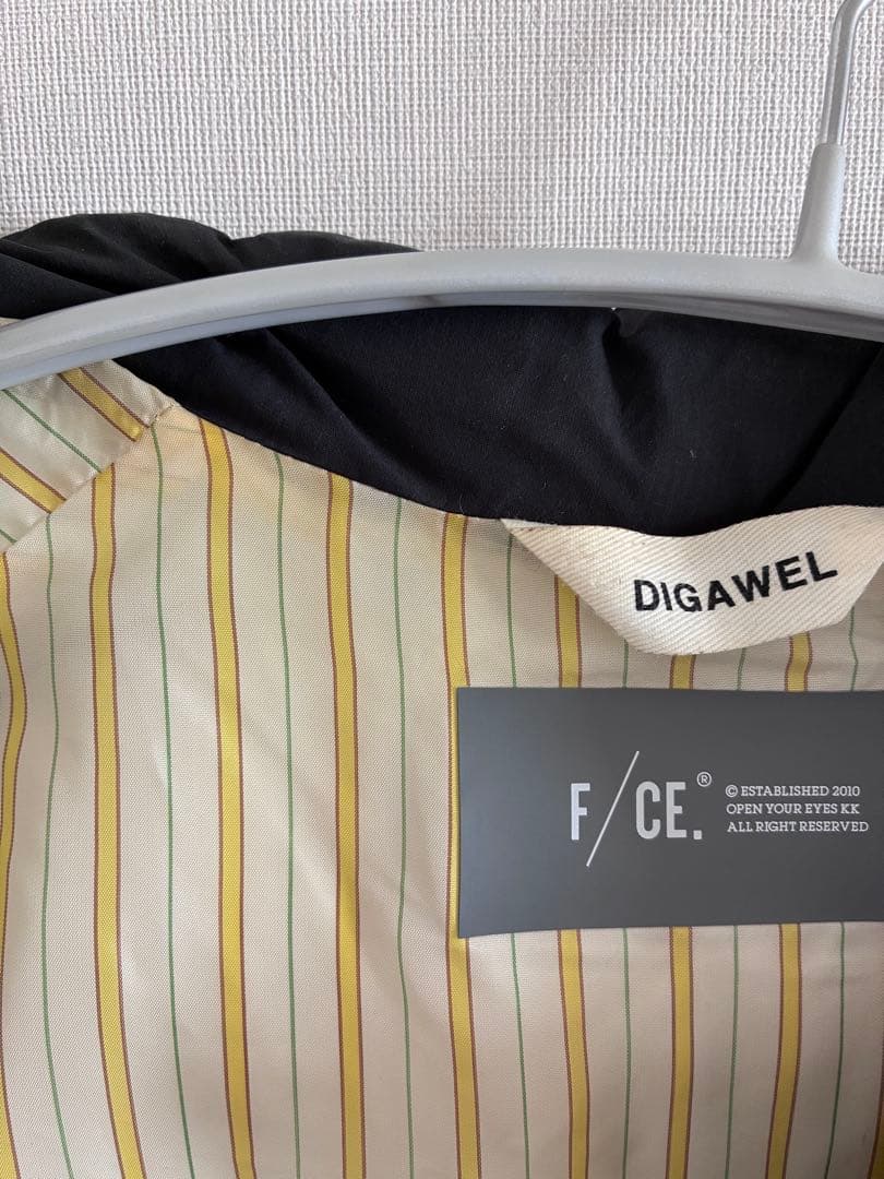 digawel f/ce ダウンベスト　21aw