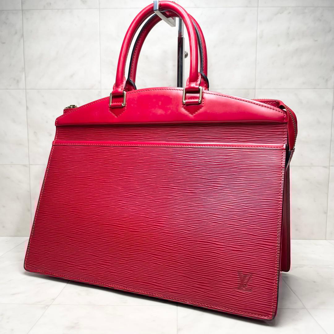 ルイヴィトン　リヴィエラ　エピ　ビジネスバッグ　ハンドバッグ　外側美品　LV