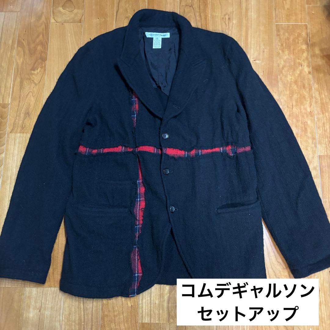 COMME des GARCONS SHIRT 22AW ウール縮絨セットアップ