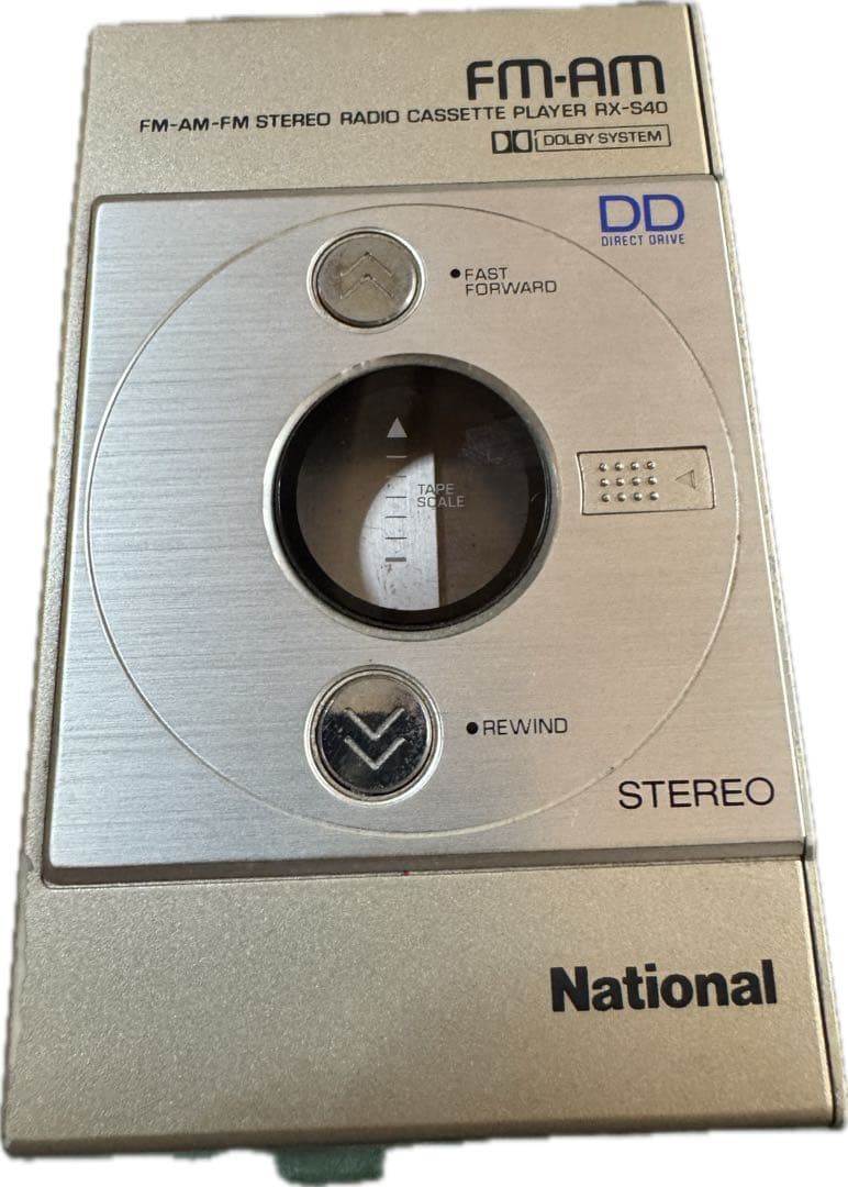 レア National RX-540 カセットプレーヤー
