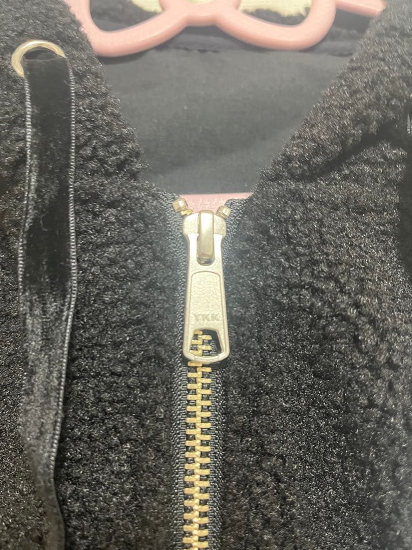 【新品・未使用】SNIDEL × ハローキティ コラボ ボアパーカー　ブラック