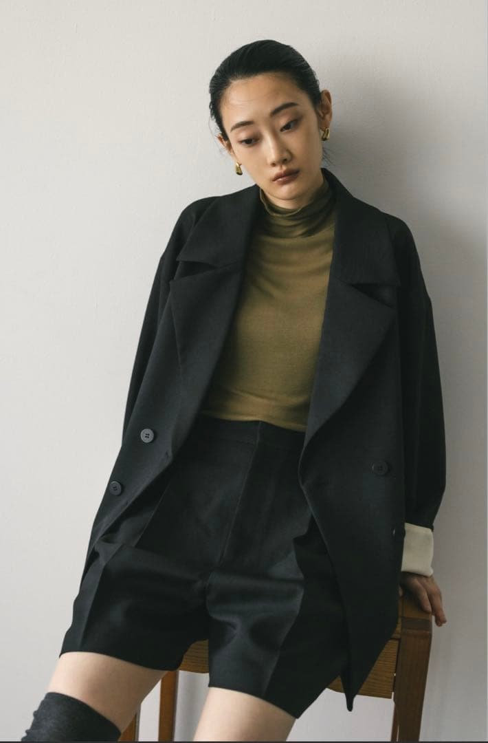 STYLEMIXER ワイドスリーブテーラードジャケット　　ブラック