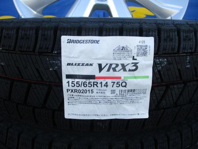 送料込み★新品スタッドレス★ブリヂストン　155/65R14★デイズ・ルークス