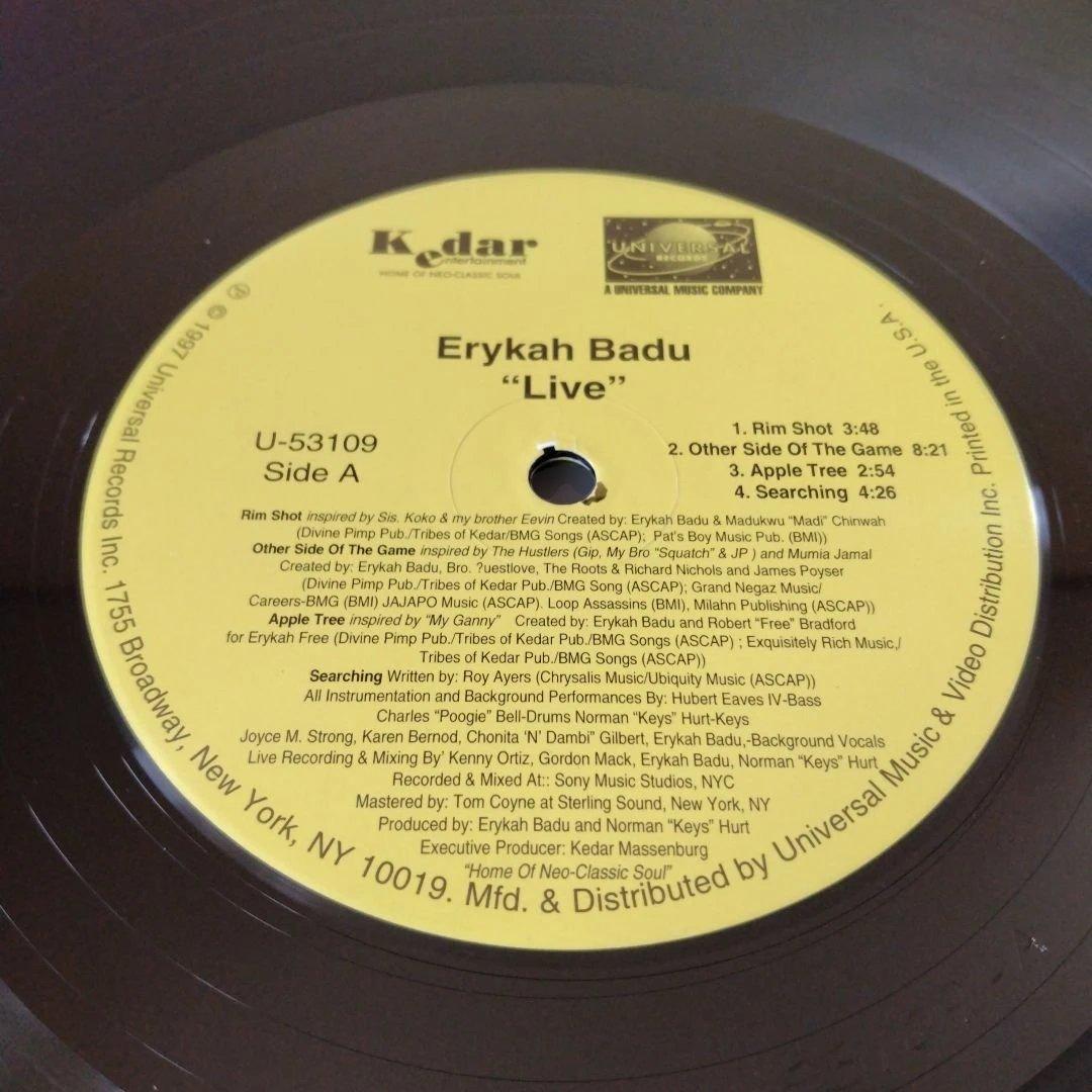 erykah badu「live」LP