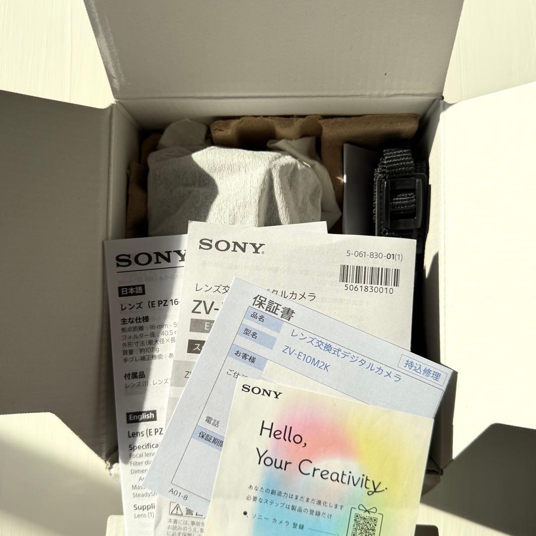 【美品】SONY ZV-E10 II