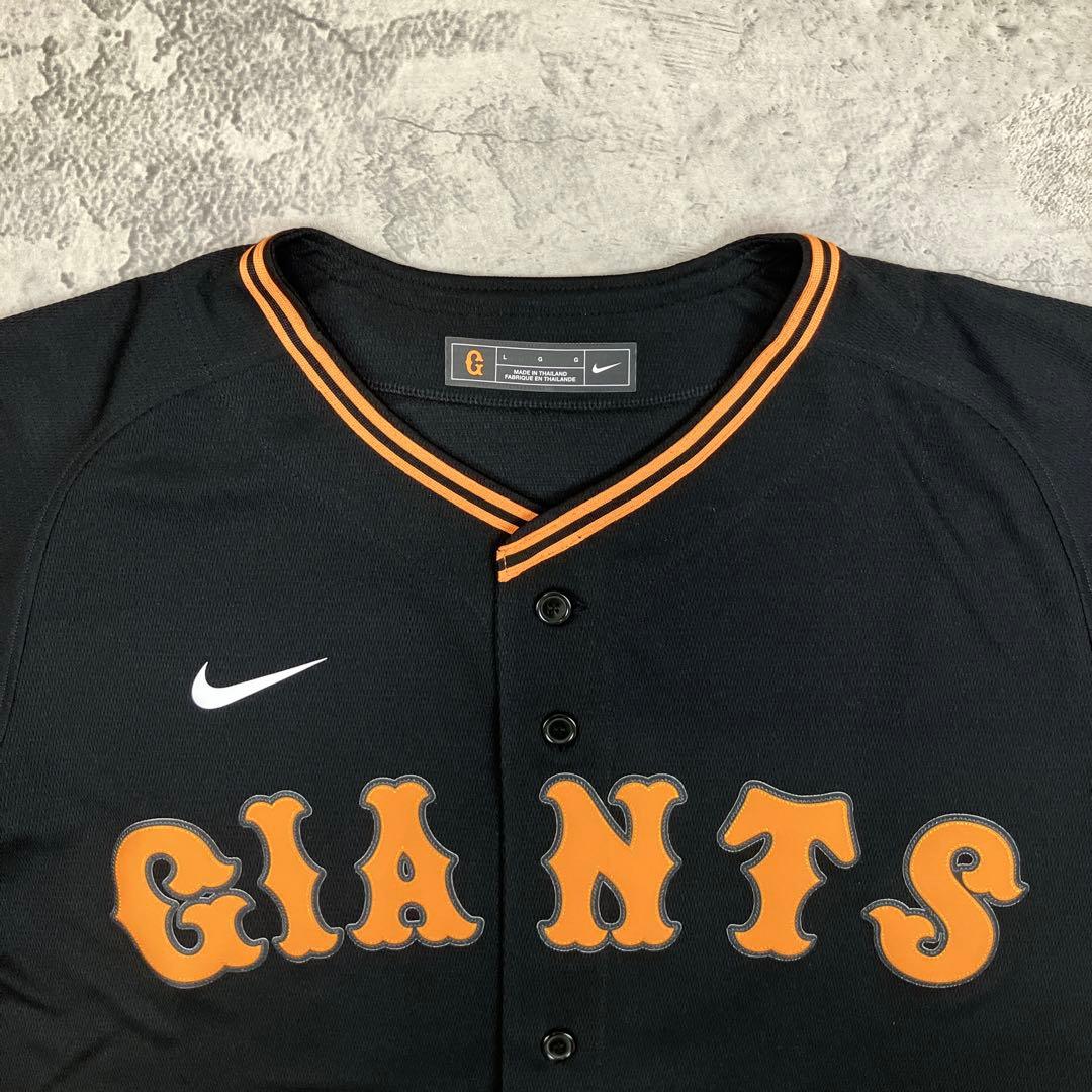 読売ジャイアンツ 巨人 3rd レプリカユニフォーム ナイキ 古着 ブラック L