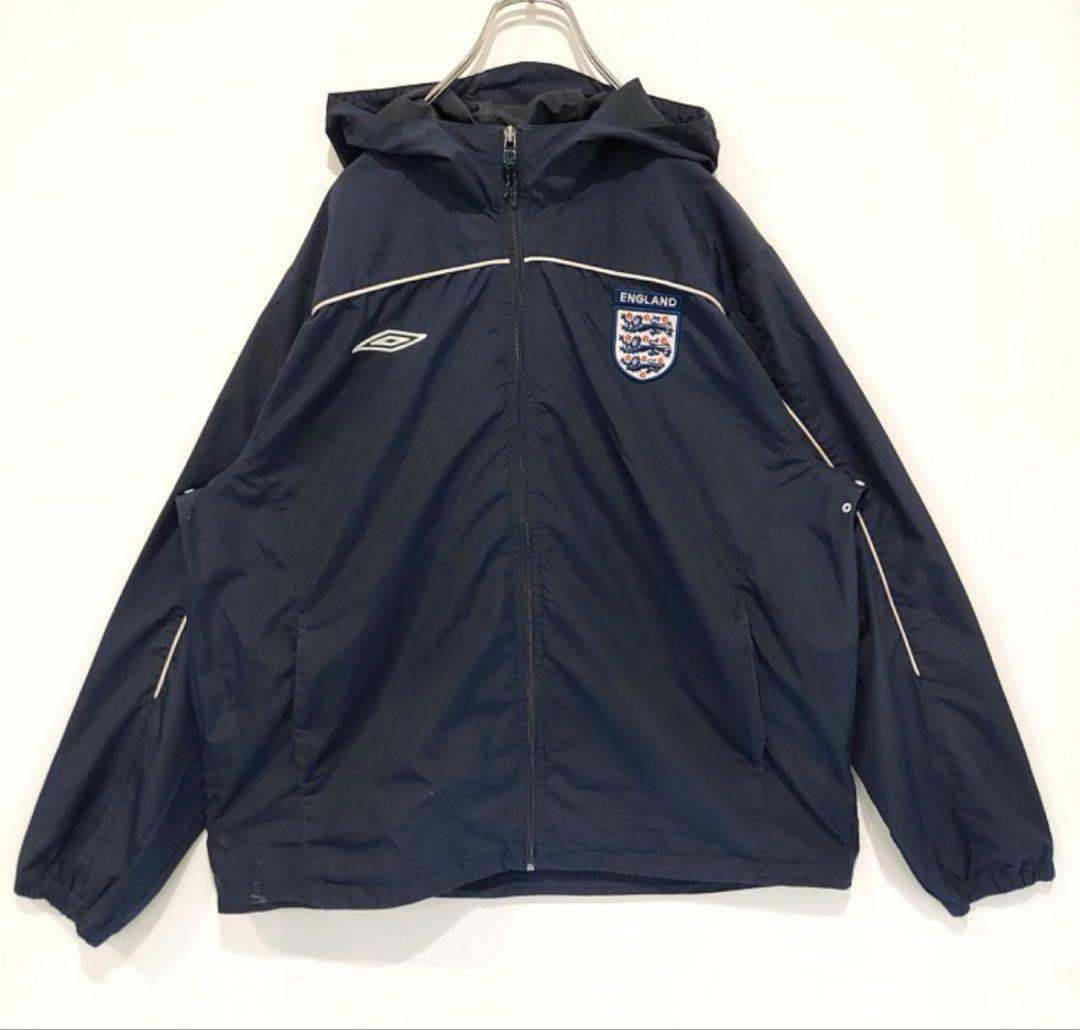 こ*ん様 アンブロ イングランド ナイロンジャケット サッカー ベッカム 3XL