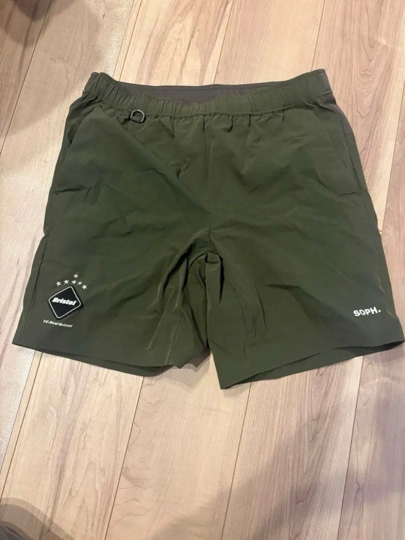 試着のみ　F.C.R.B GAME SHORTS ショートパンツ カーキ
