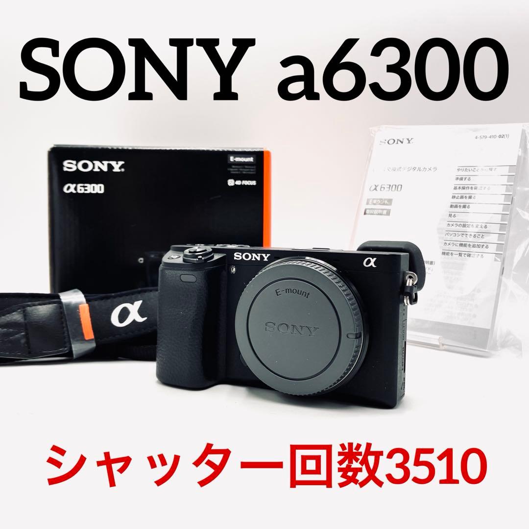 美品♪ SONY ILCE-6300 a6000 ブラック　ボディ