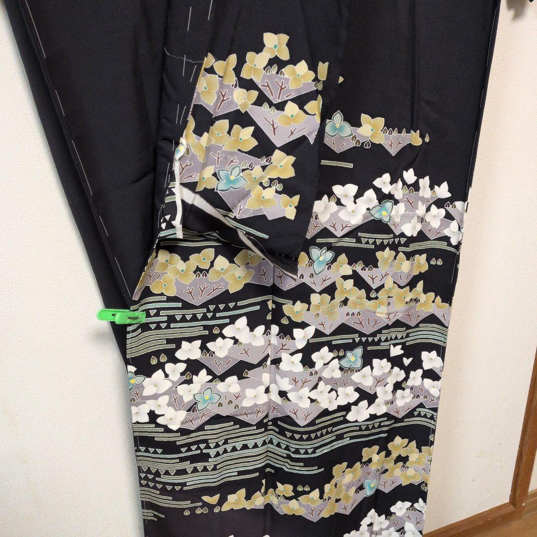 未仕立て　正絹手描き友禅訪問着