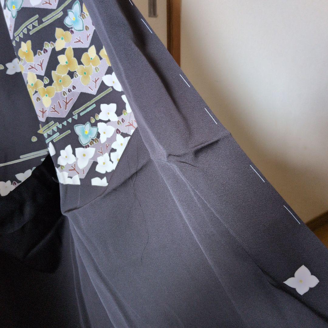 未仕立て　正絹手描き友禅訪問着