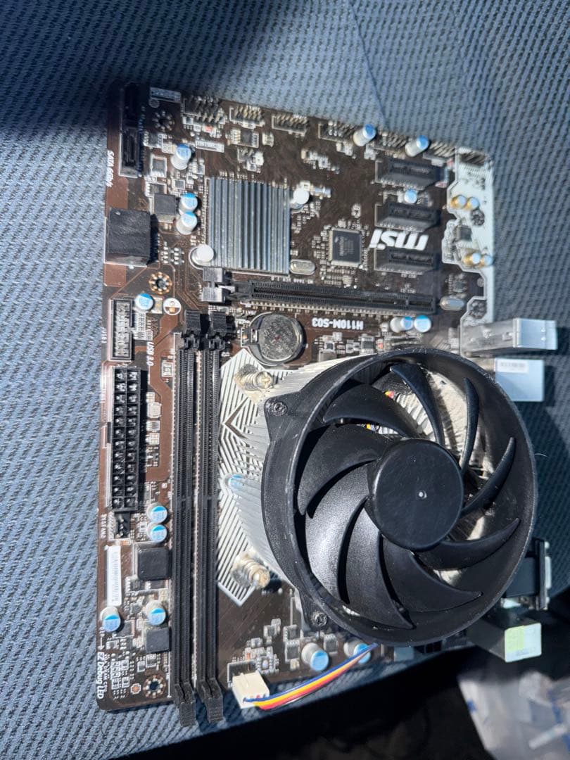 MSI H110M-S03 マザーボードCPU i7-7700 簡易チェック済み