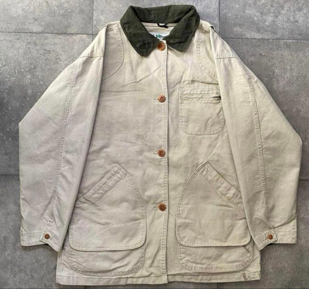 80sエルエルビーン フィールドコートハンティングジャケットUSA製 L