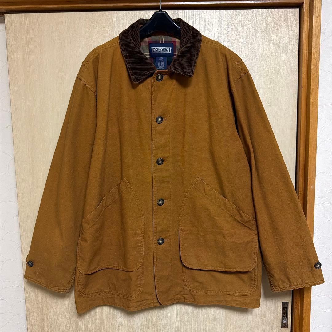 Lands ‘ Endランズエンド　90s カバーオール　ハンティングジャケット