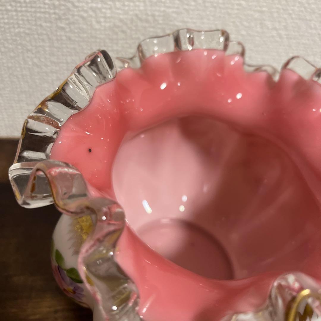 【本日限定価格】フェントン　fenton ハンドペイント　フラワーベース