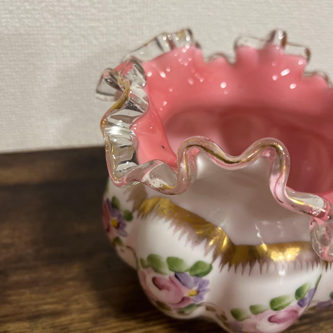 【本日限定価格】フェントン　fenton ハンドペイント　フラワーベース