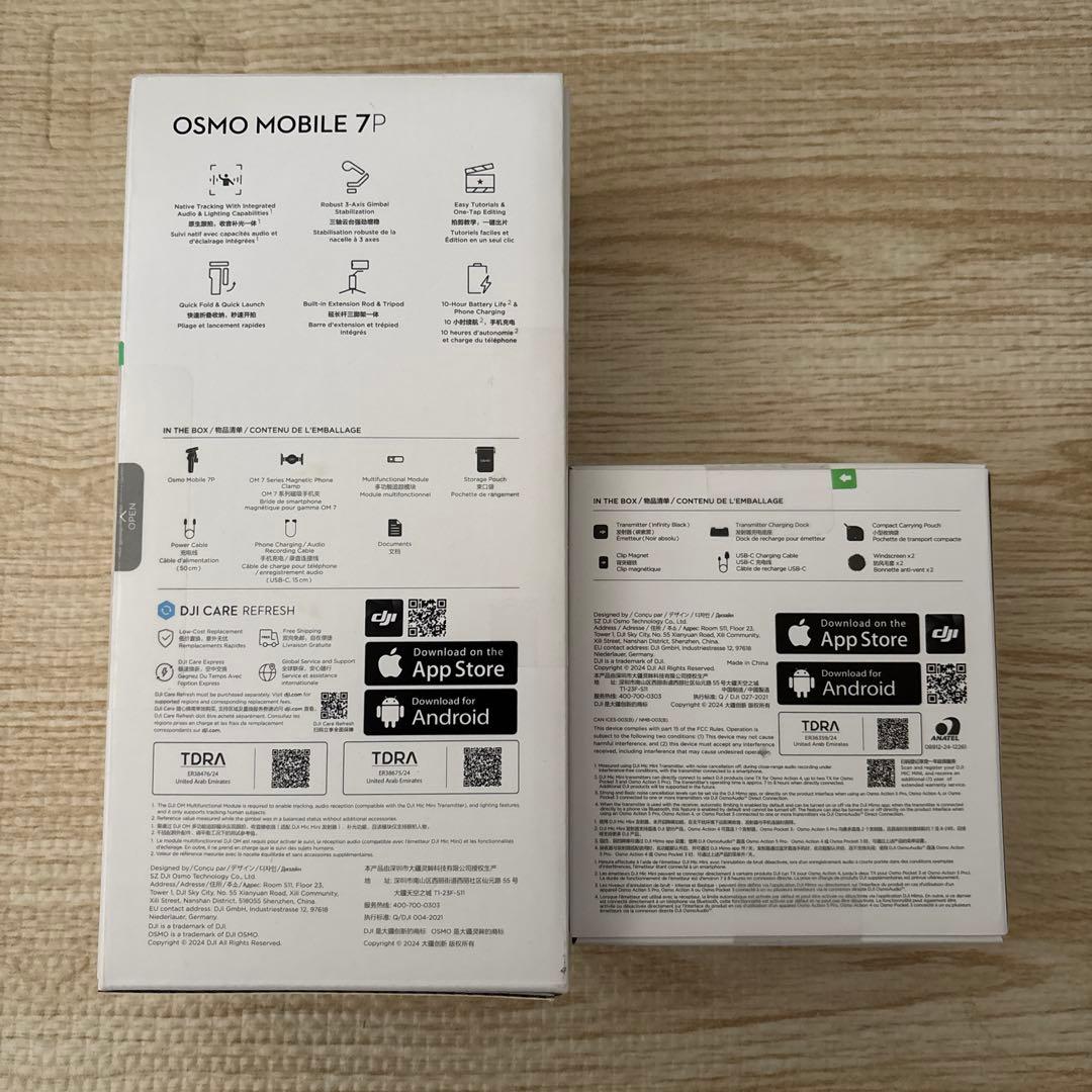 DJI Osmo Mobile 7P & Mic Mini セット
