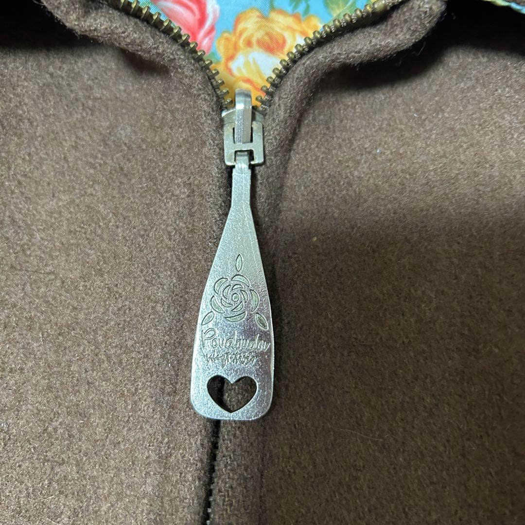 美品✨OLD POUDOUDOU 花柄刺繍 ジャケット　リバーシブル　80’s