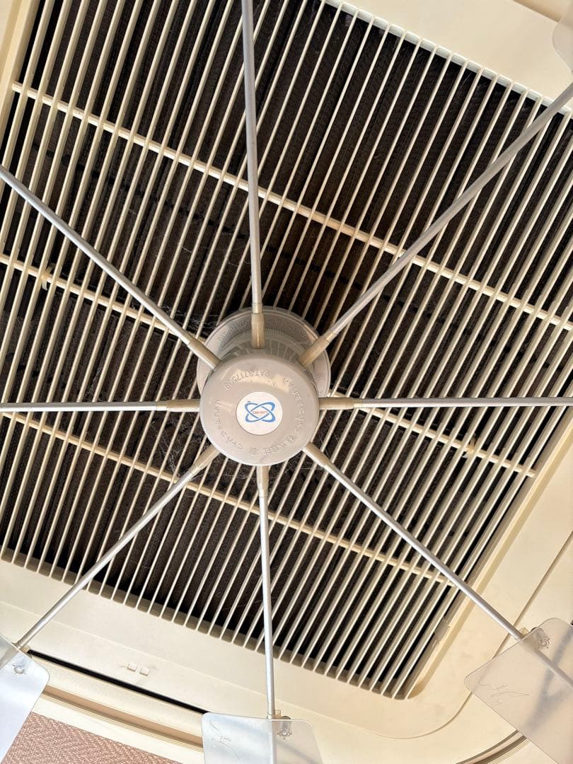 GE 天井ファン 8枚羽根 クリア