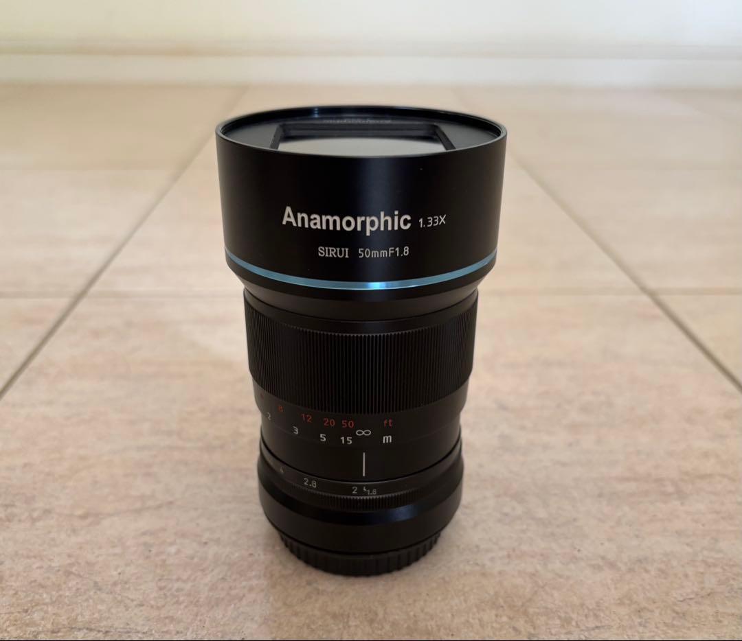 【美品】SIRUI 50mm F1.8 anamorphic Eマウント
