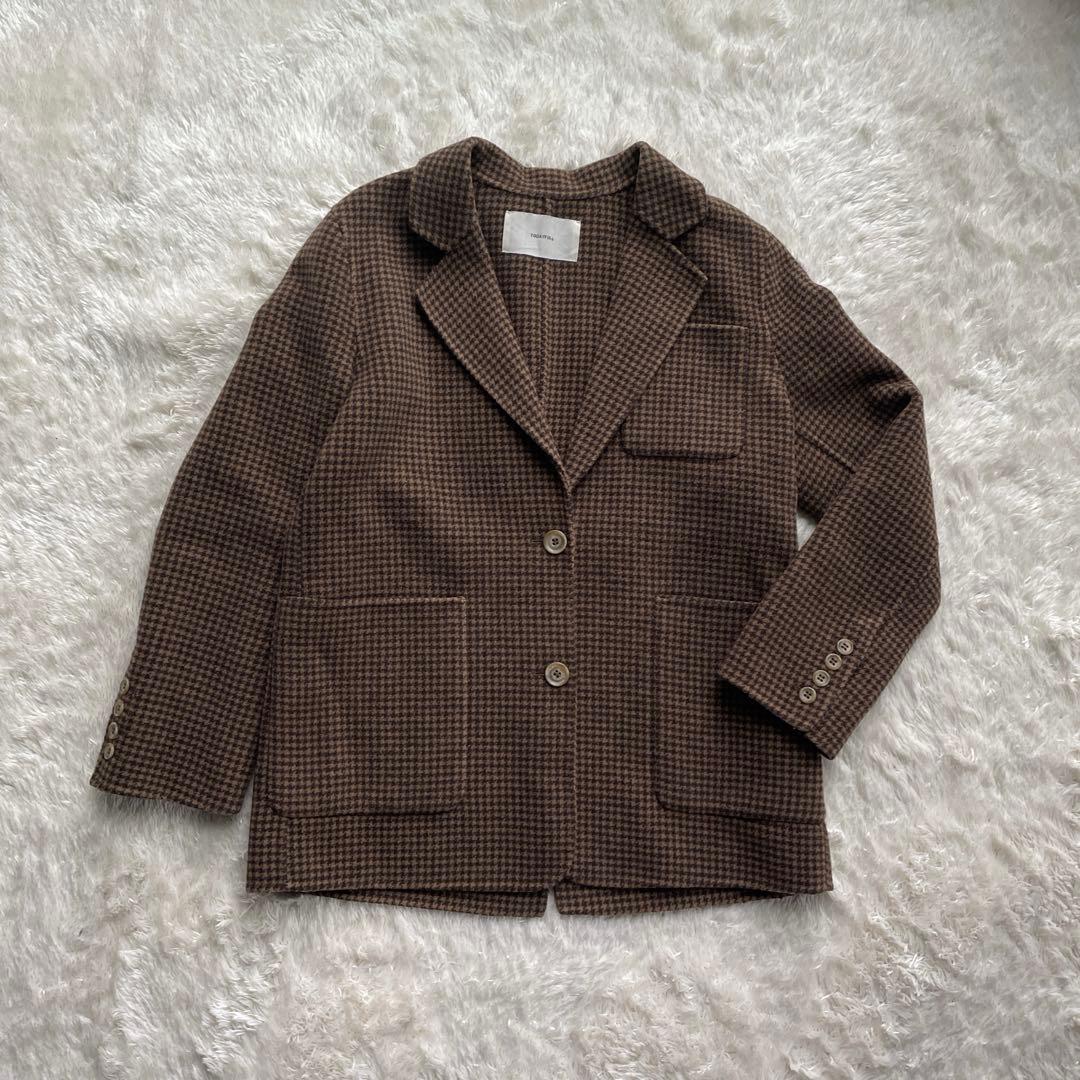 ジャケット・アウター TODAYFUL check houndstooth jacket