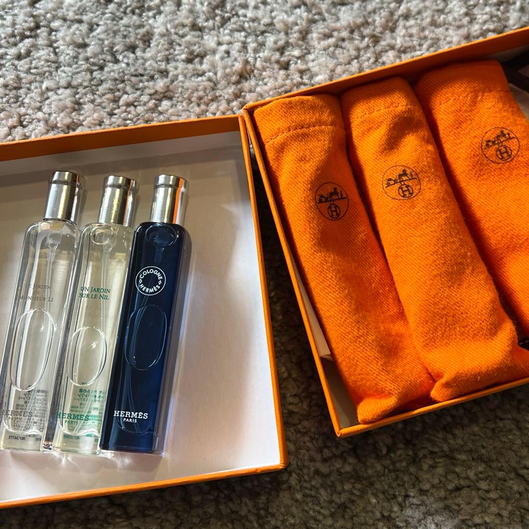 HERMES 香水3本セット　オードトワレ　オードコロン　李氏の庭　ナイルの庭