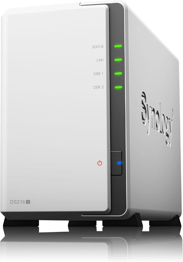 Synology NAS 2ベイ／シノロジー／デュアルコアCPU　SATA対応