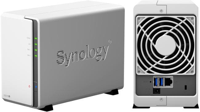 Synology NAS 2ベイ／シノロジー／デュアルコアCPU　SATA対応