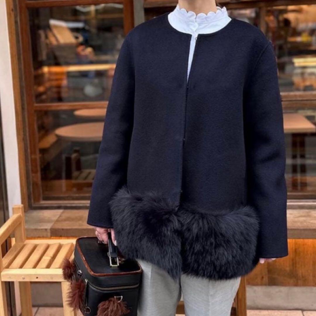 最終お値下げ！未着用♡u_big ファーコート　石井毛皮