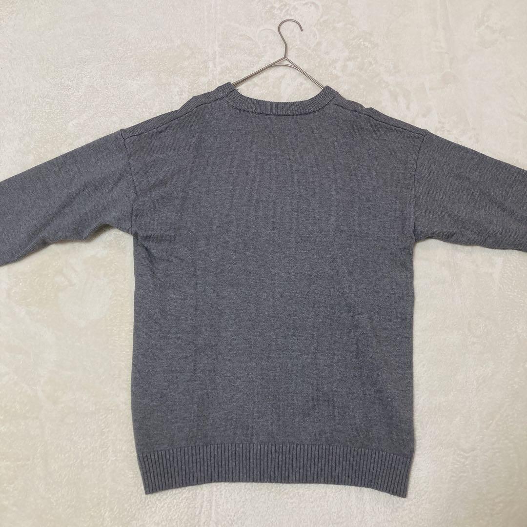 【美品】ami paris アミパリス ハートロゴ刺繍 クルーネック セーターM