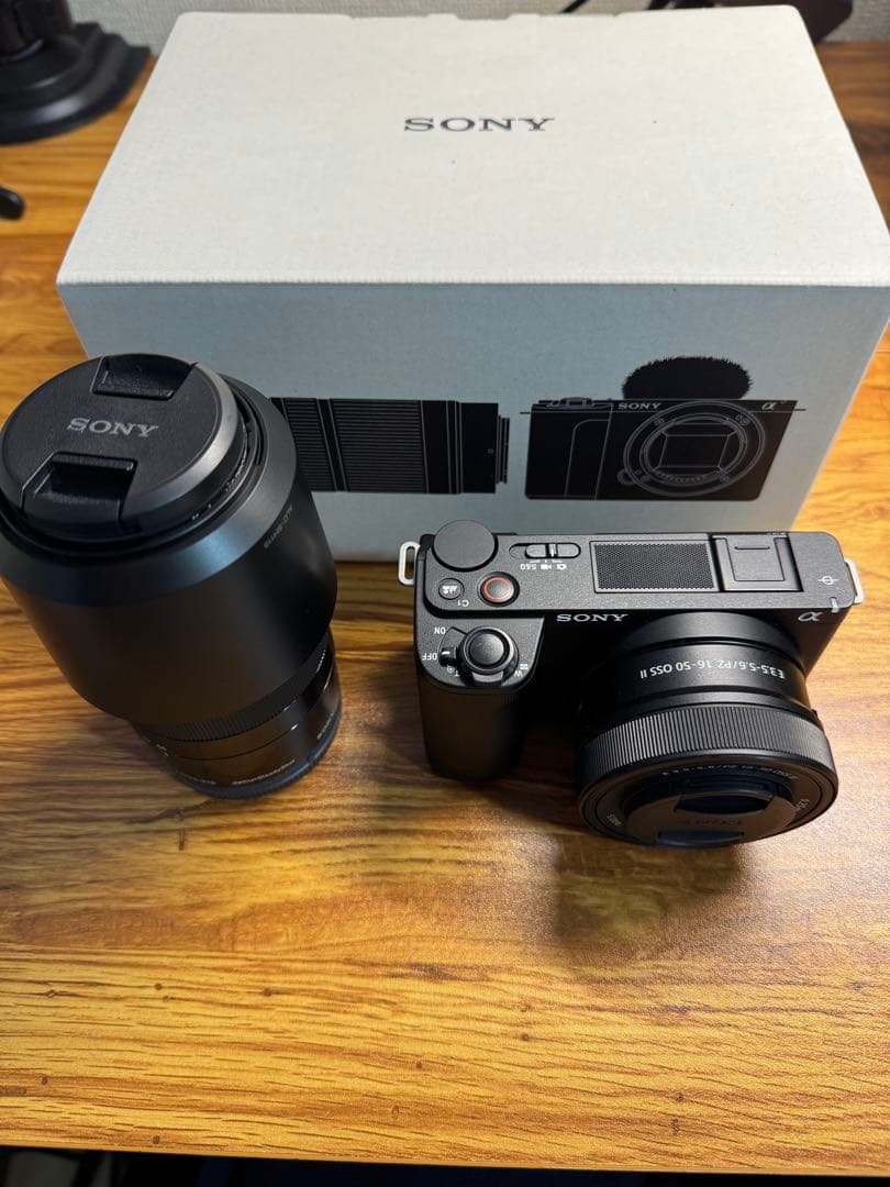 【おまけ付き】ZV E10Ⅱミラーレス一眼カメラ SONY ダブルズームレンズ
