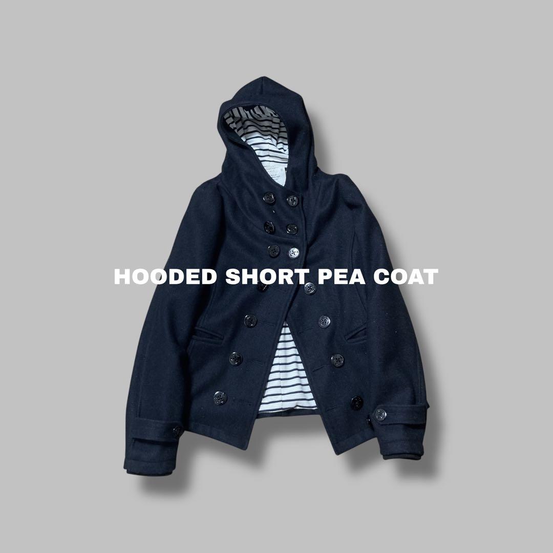 HOODED SHORT PEA COAT 3106T ピーコート