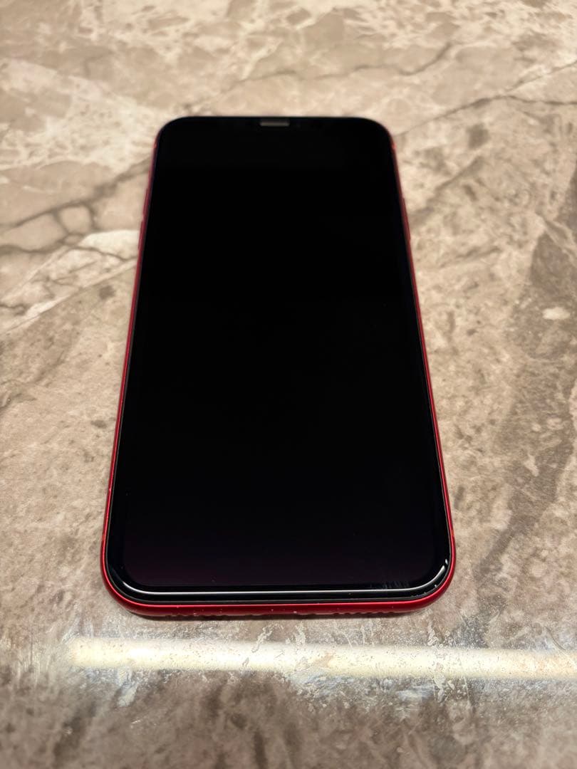 iPhone XR 本体 レッド128GB 美品　中古