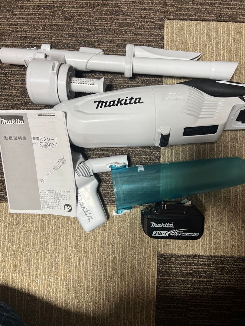 Makita CL281FD 充電式クリーナー