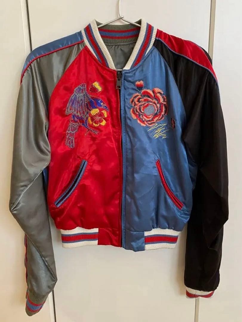 DIESEL スカジャン リバーシブル 刺繍 レディース