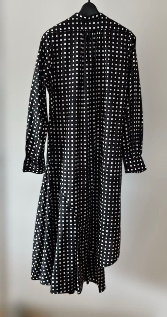 HYKE スクエアパターンドレス　サイズ1