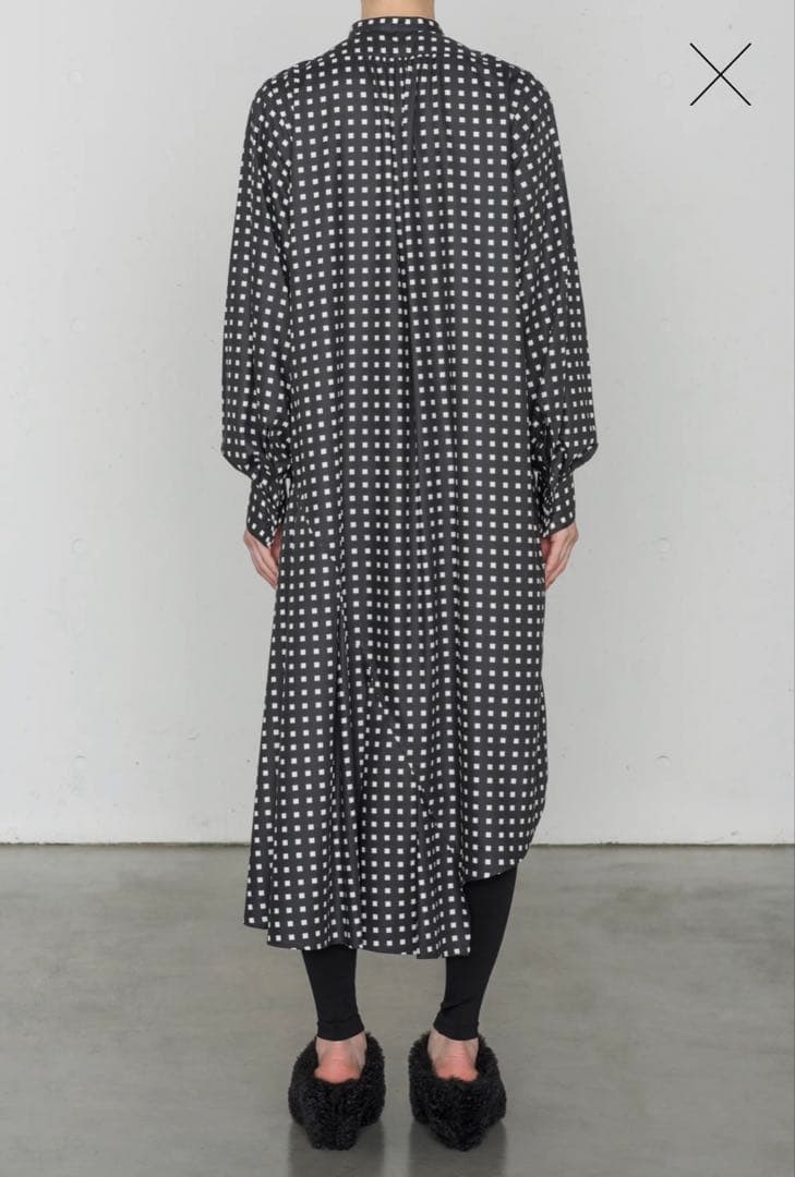 HYKE スクエアパターンドレス　サイズ1