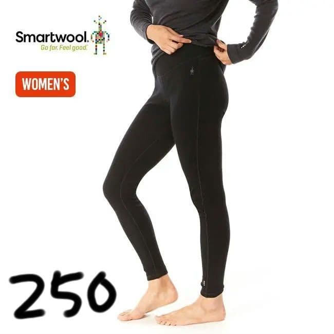 美品メリノウール100％ スマートウール レディース250g/m2厚手 黒М