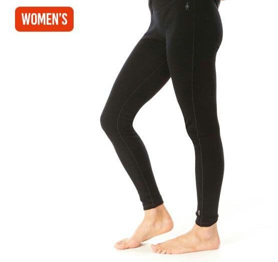 美品メリノウール100％ スマートウール レディース250g/m2厚手 黒М