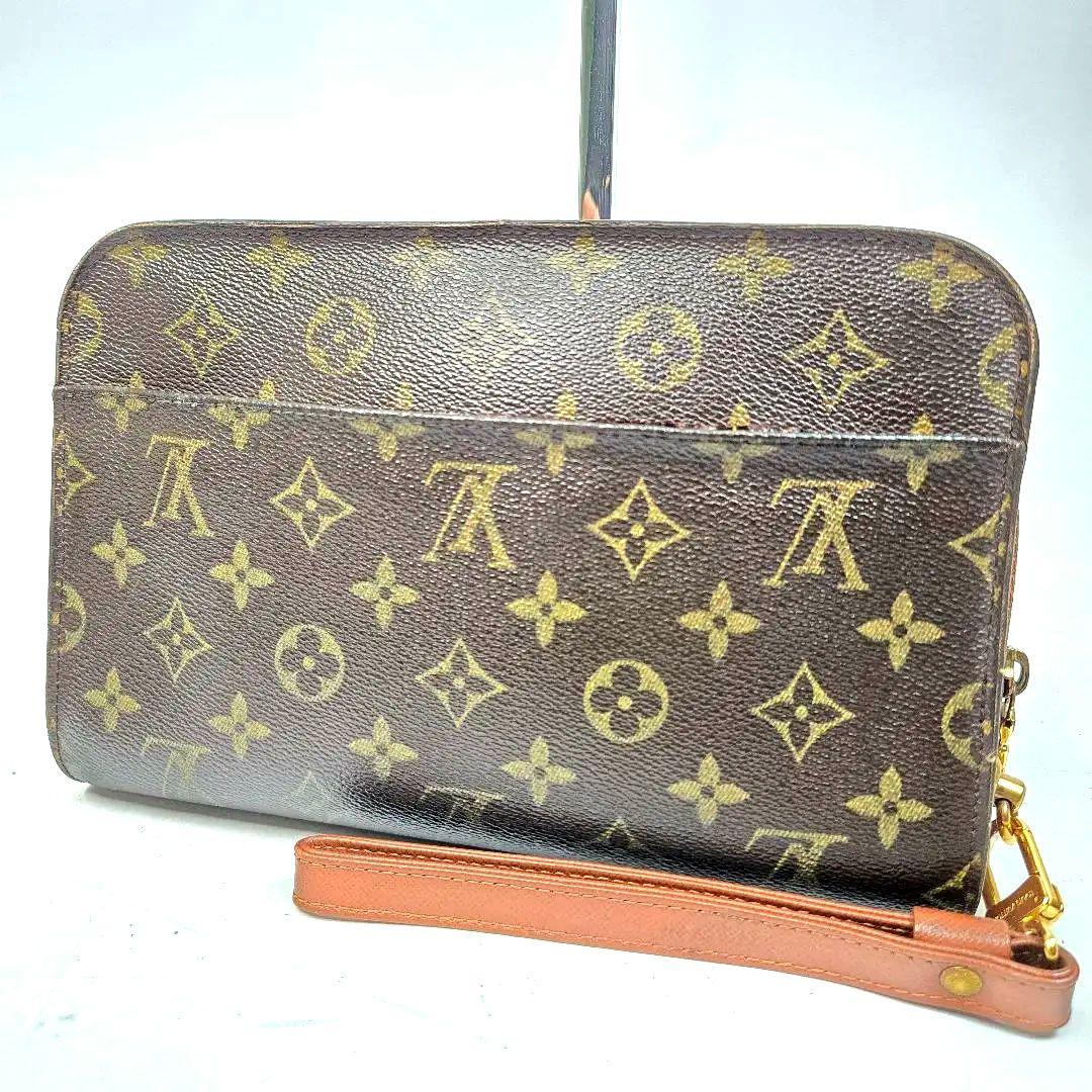 美品 LOUIS VUITTON モノグラム オルセー クラッチバッグ