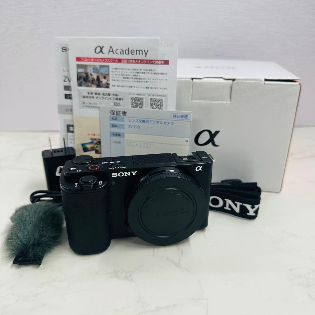SONY ソニー ZV-E10 ボディ ミラーレス一眼カメラ ショット数179枚