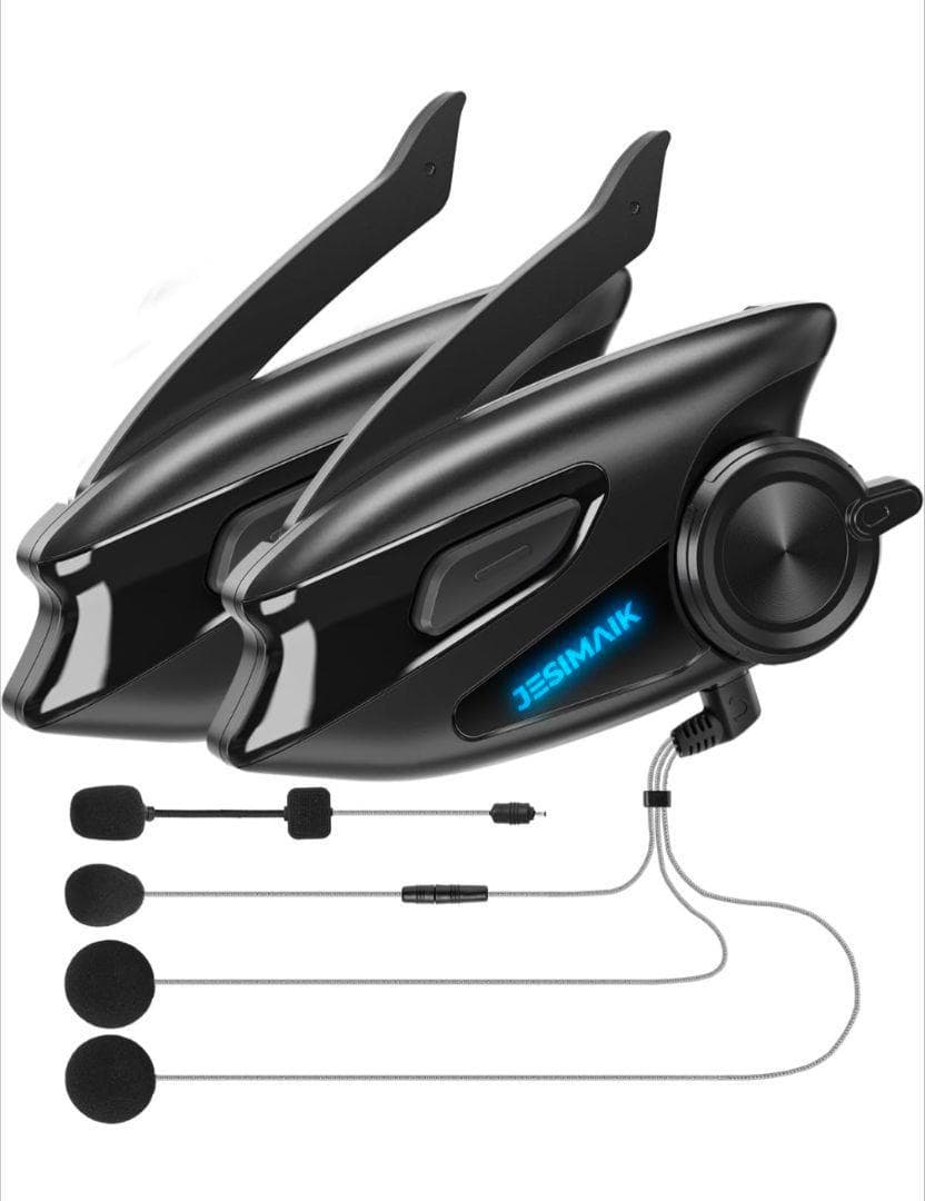 【R1386-420-63】【JESIMAIK】2台　バイクインカム X6S