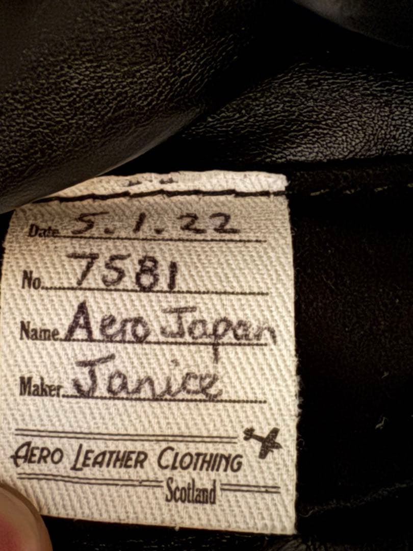 エアロレザー　Shackleton レザーベスト　美品