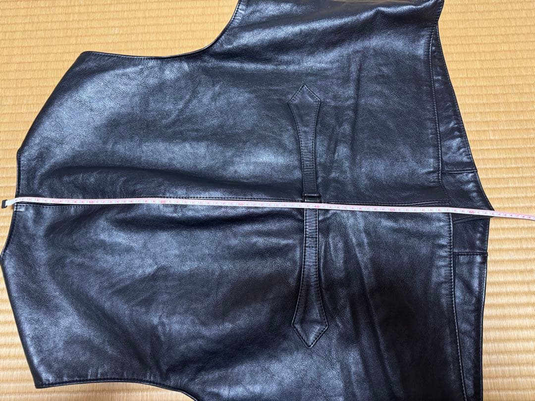 エアロレザー　Shackleton レザーベスト　美品