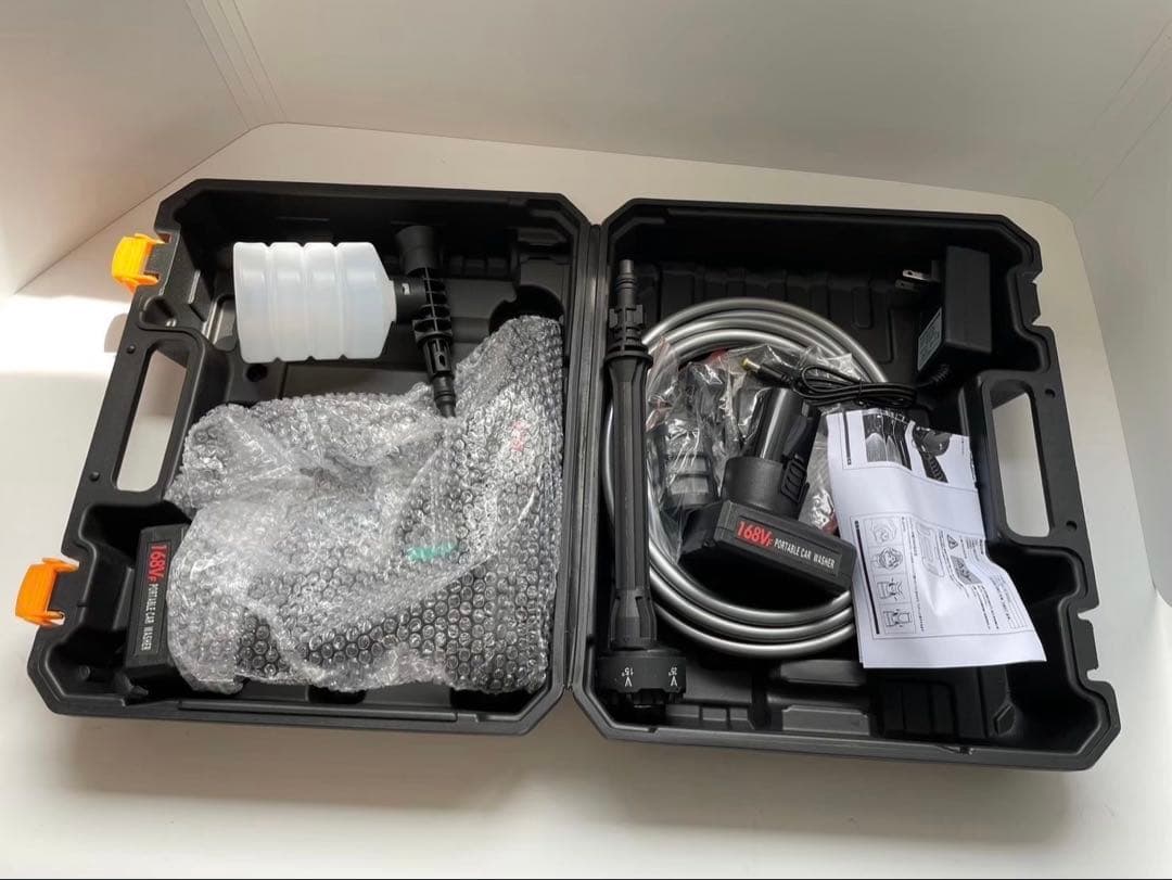 高圧洗浄機　洗浄機　コンパクト　軽量　パワフル　コードレス　多目的