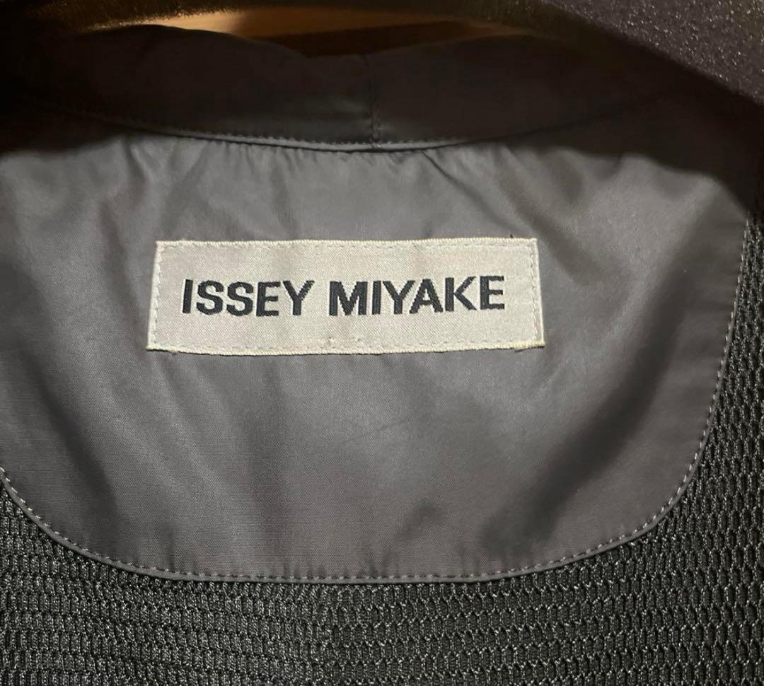 イッセイミヤケ　ロングコート　モッズコート　カーキグレー　春秋冬